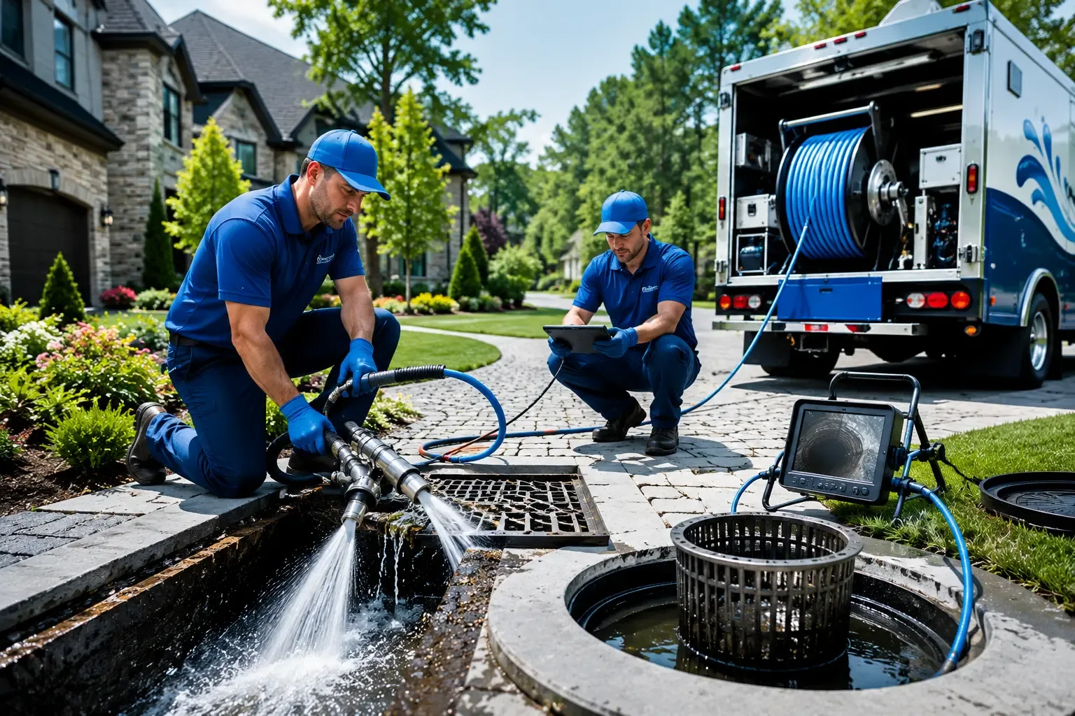 Local outdoor drain cleaning professionals in Guys, TN